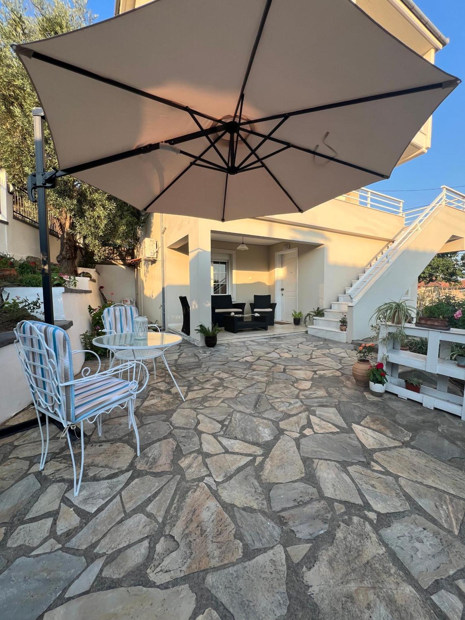 Aiolos Seaside Apartment Marathos  Exterior foto